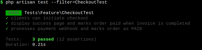 tests execution image